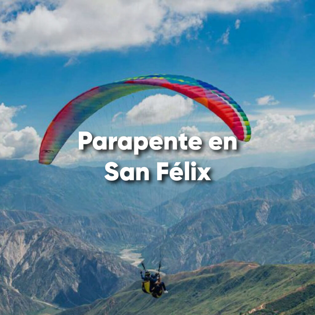 Vuelo en parapente sobre el valle de Medellín desde San Félix.