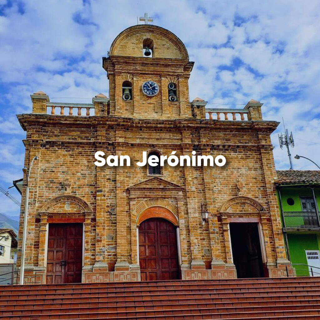 San Jerónimo en Antioquia con fincas de recreo, piscinas y clima cálido.