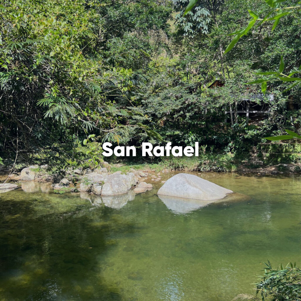 Ríos, charcos y cascadas de aguas claras en San Rafael, Antioquia.