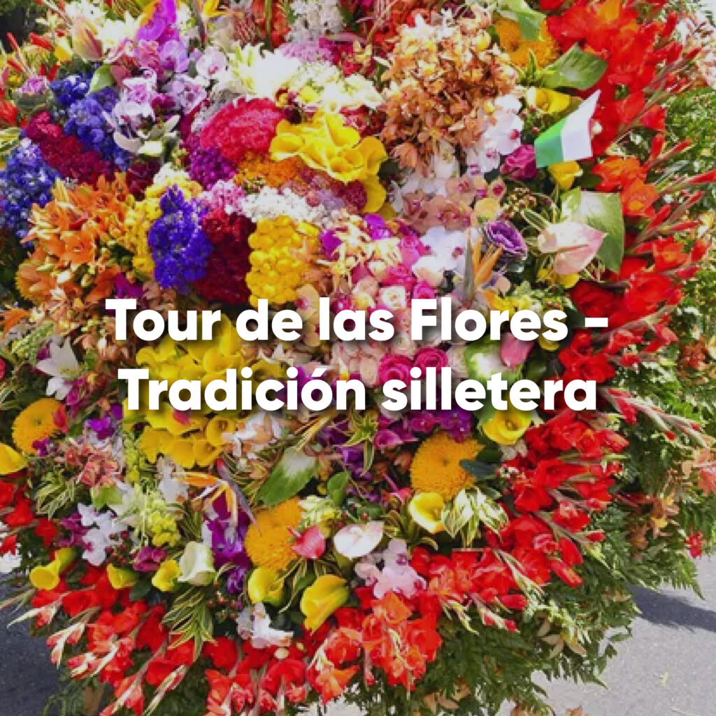 Tour de las flores en Santa Elena con silletas y tradición silletera.