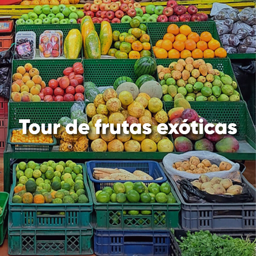 Tour de frutas exóticas en la Plaza Minorista de Medellín.